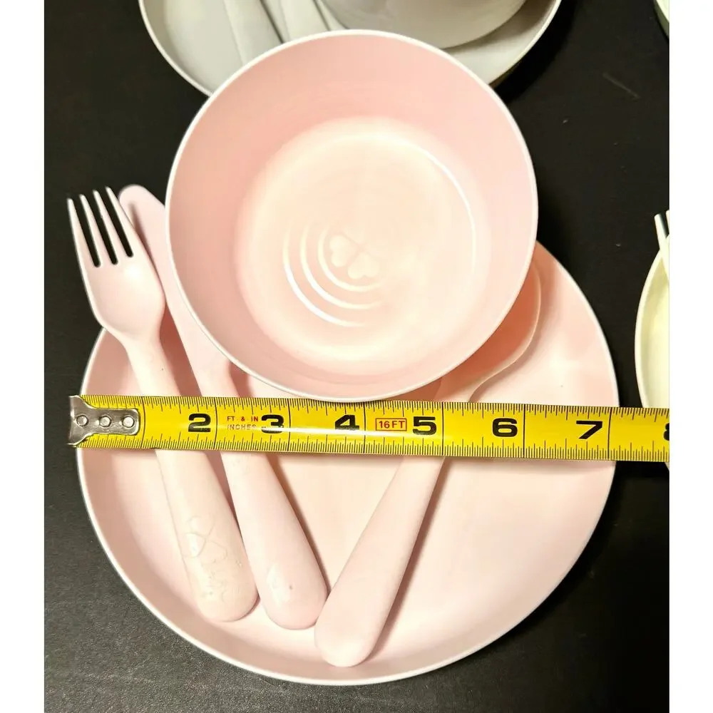 IKEA KALAS tableware line set of 6 plates bowls forks spoons & knives flatware